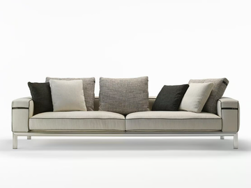 ACE - 3 seater fabric sofa with removable cover by Siwa Soft Style - view 2